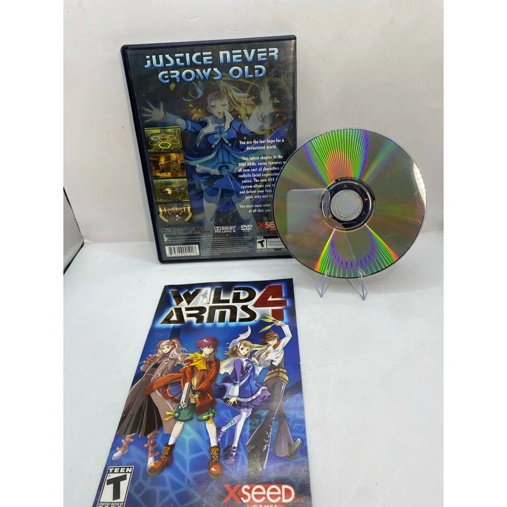 Wild Arms 4 PS2 PlayStation 2 Complete CIB w manual tested authentic